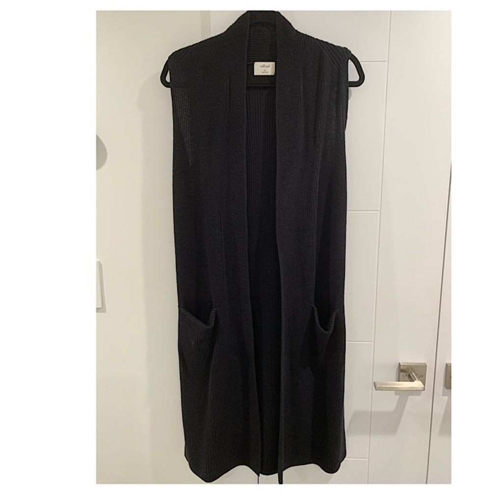Wilfred long sweater vest